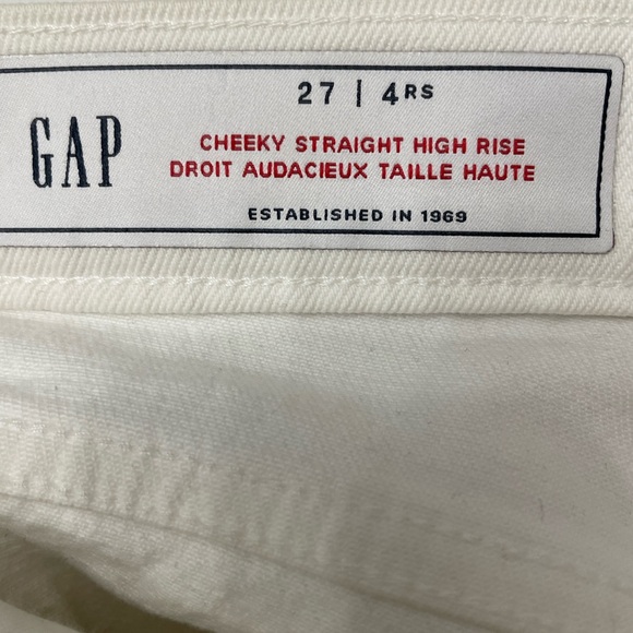 Gap high rise cheeky straight jeans - Picture 3 of 3